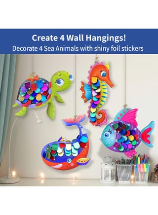 Chalk and Chuckles Art and Craft Kit; Fabulous Foil Decorations for Kids Age 4-9 Year; Sea Animals DIY Toys for Boys and Girls; Kids Gifts for 4+ Years and up - pzsku/Z672700C7B38C8D572C1FZ/45/1743223949/2cd52d55-4ff6-43a5-bb39-16509715f064