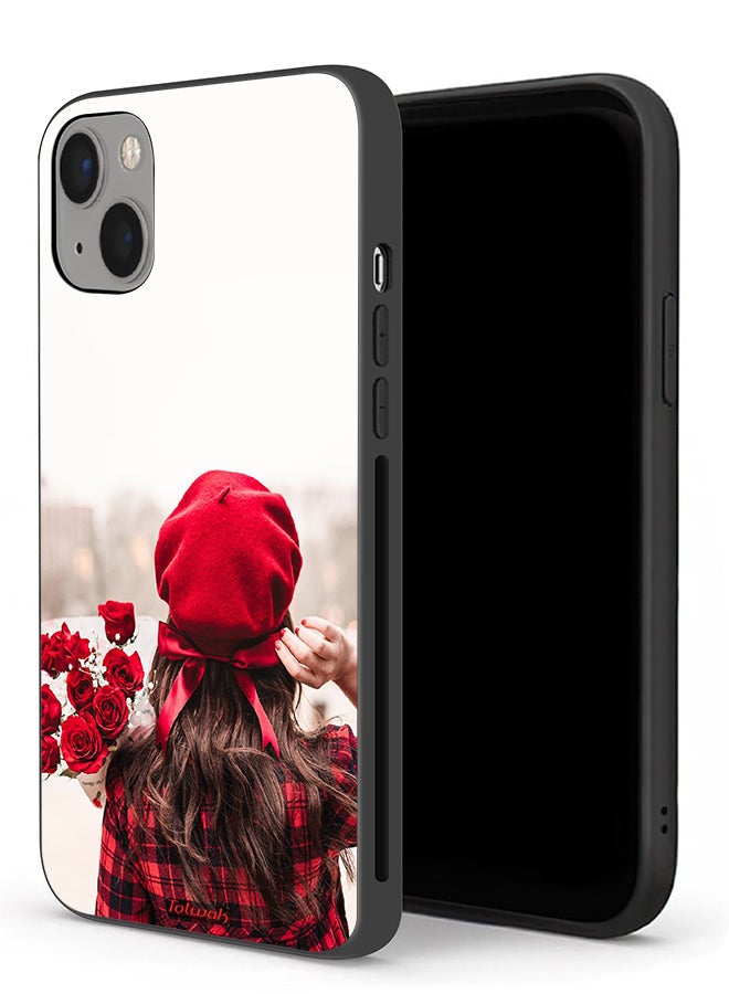 Tolwak Apple iPhone 13 Protective Case Holding Flowers - Image 1