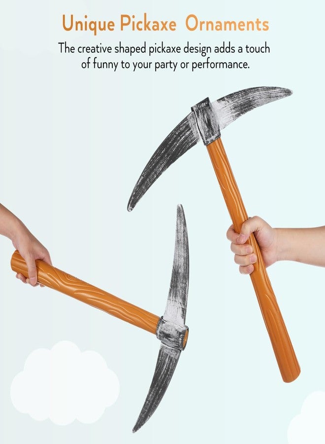 PRETYZOOM Fake Pickaxe Model, Simulation Foam Pickaxe for Stage Performance, Halloween Dwarf Costume Prop - Image 3