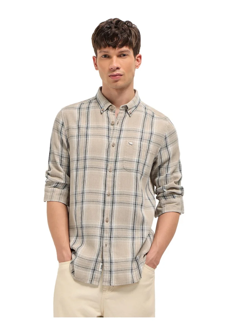 THE BEAR HOUSE  Men’s Long Sleeve Shirt – Classic, Comfortable and Stylish Essential for Work, Travel or Casual Outings for Men | Best Price UAE