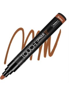Touch Opaque Water Based Marker Pen 1.5-2.3mm - Medium Pack Brown 20 - SH8613003-2025 