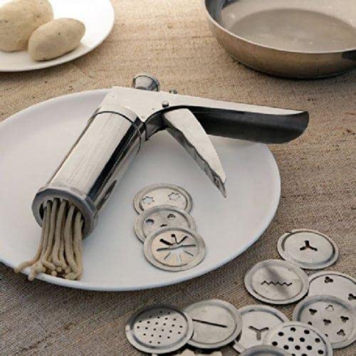 Suzec Stainless Steel Bhujiya Maker Press with Different Types of Jalies, 15 Piece - Image 4