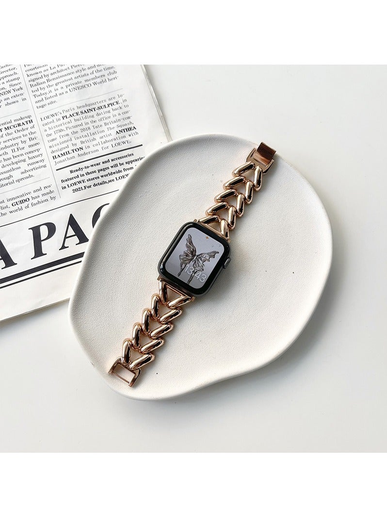 EBMINI High End Niche Metal Diamond Strap42/44/45/49mm