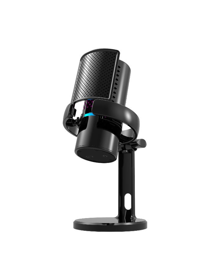 ميكروفون مكثف مكتبي ZFSZ M22 RGB، ميكروفون بث USB-C بتوصيل وتشغيل فوري - Image 1