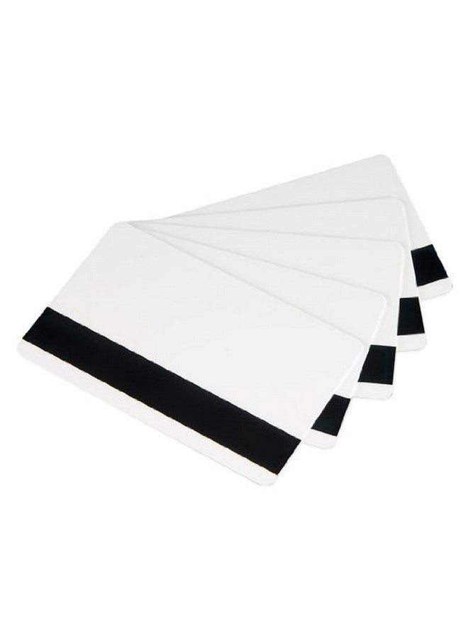 ID Zone Premium White Blank Cr80 30 Mil Pvc Cards With High Coercivity Mag Stripe 500 Per Pack Idzcr8030Hi - Image 1