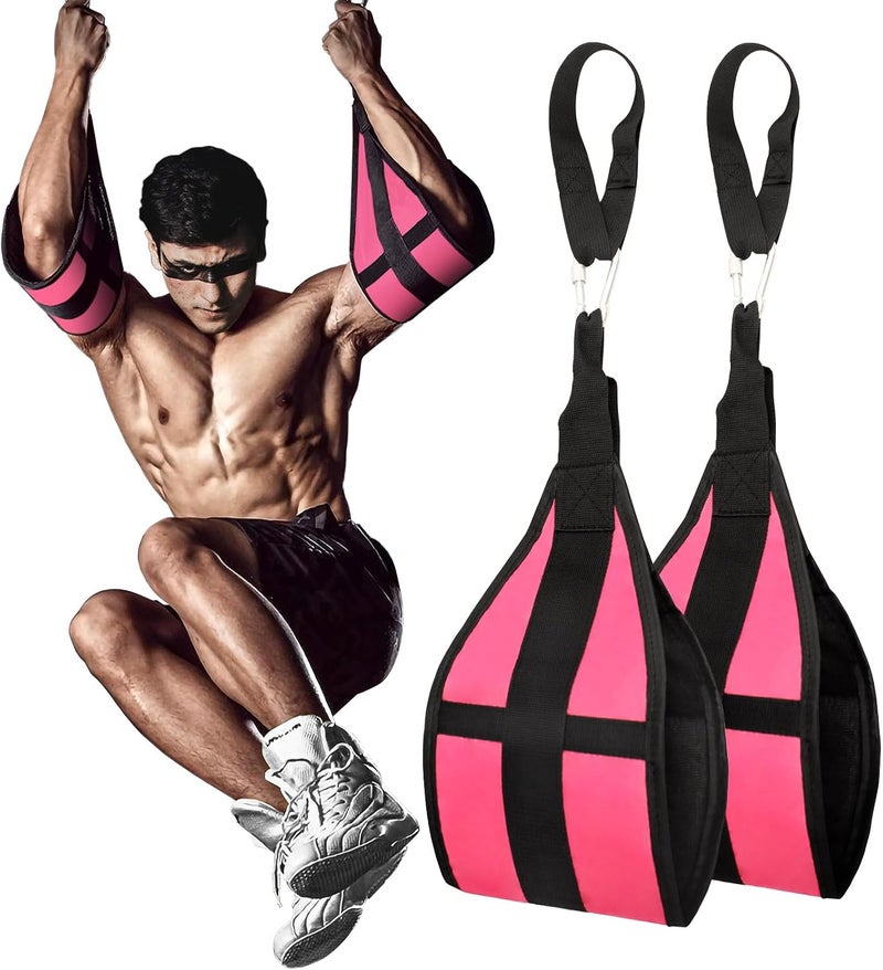 plzzree Hanging Ab Straps for Pull Up Bar: Gym Ab Sling Straps for Arm Pull up Workout Support for Training Knee and Leg Raises - Image 1