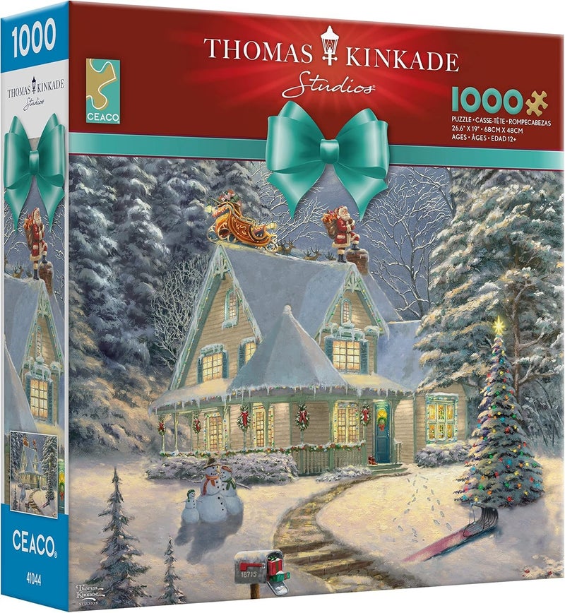 Ceaco - Thomas Kinkade - Holiday - Midnight Delivery - 1000 Piece Jigsaw Puzzle - Image 3