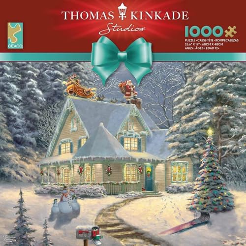 Ceaco - Thomas Kinkade - Holiday - Midnight Delivery - 1000 Piece Jigsaw Puzzle - Image 2