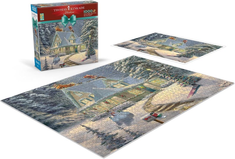 Ceaco - Thomas Kinkade - Holiday - Midnight Delivery - 1000 Piece Jigsaw Puzzle - Image 4
