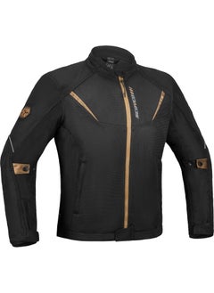 Motorcycle Jacket Summer Full Protection Mesh Fabric Black Gold Coat - pzsku/Z6727467C7301BA75DF60Z/45/_/1740601103/63d9d5c5-10ad-470f-9802-e59e4e0799f0