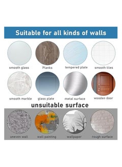 HaHaHai 18 Pieces Picture Hangers, Self Adhesive Picture Hooks,  Waterproof Adhesive Wall Hooks Wall Picture Hanger Heavy Duty Wall Hangers Without Nails for Hanging for Home Kitchen Bathroom Office  - Image 5