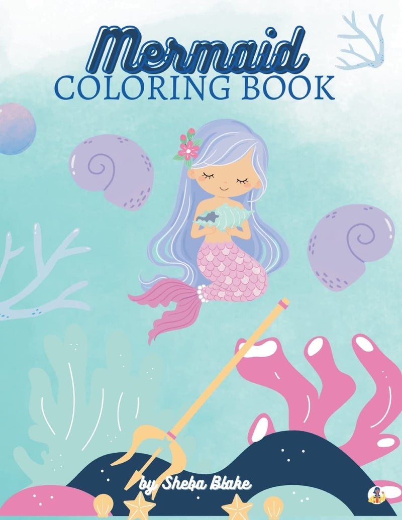 Mermaid Coloring Book for Kids Ages 6-12  - Image 1