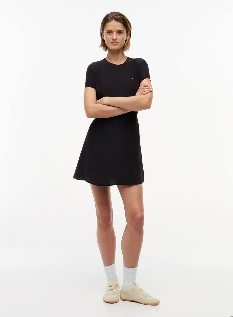 TOMMY JEANS Fit & Flare Mini Dress - Image 1