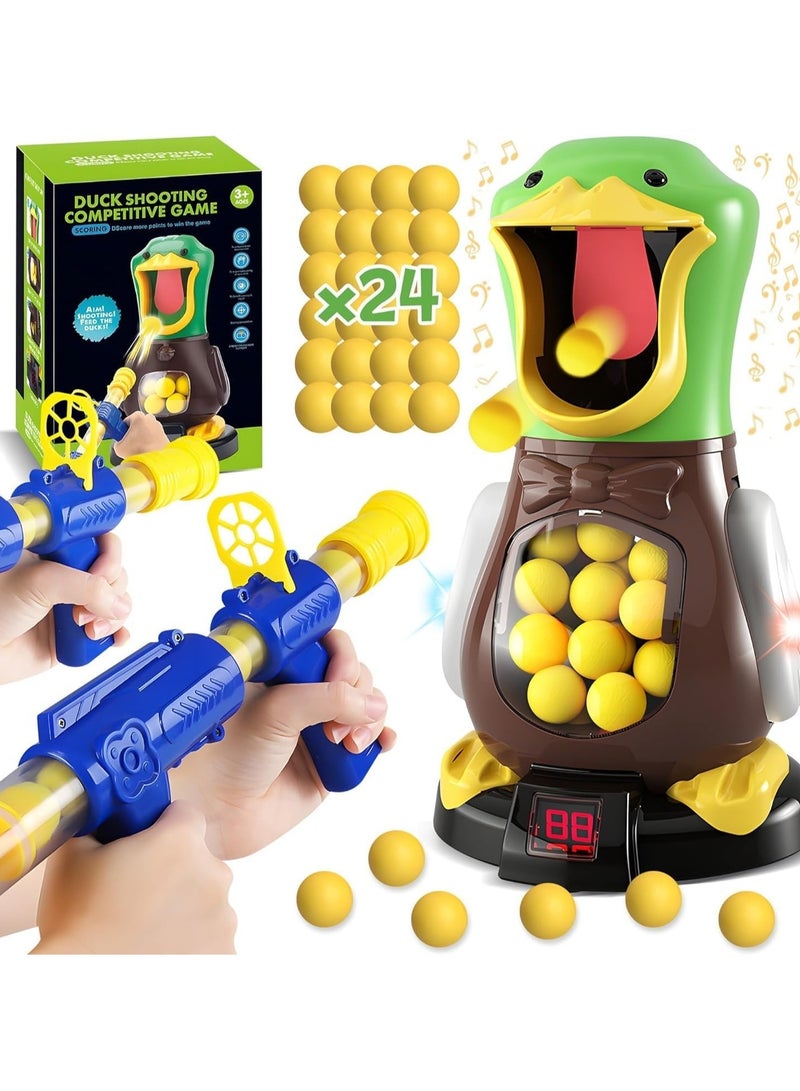 Boys and Girls Game Target Shooting Game Children's Toy Gun, Children's Game Gift, Toy Gun with Air Pump Gun, Party Toy with Lcd Score Record - Image 1