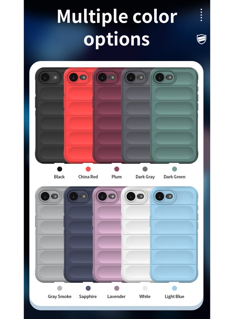 Phantom Shield Silicone Case with Anti-Scratch Soft Microfiber Lining, High Resilience Rubber Full Body Shockproof Cover Compatible with Apple iPhone 16E (Dark Green) - Image 2