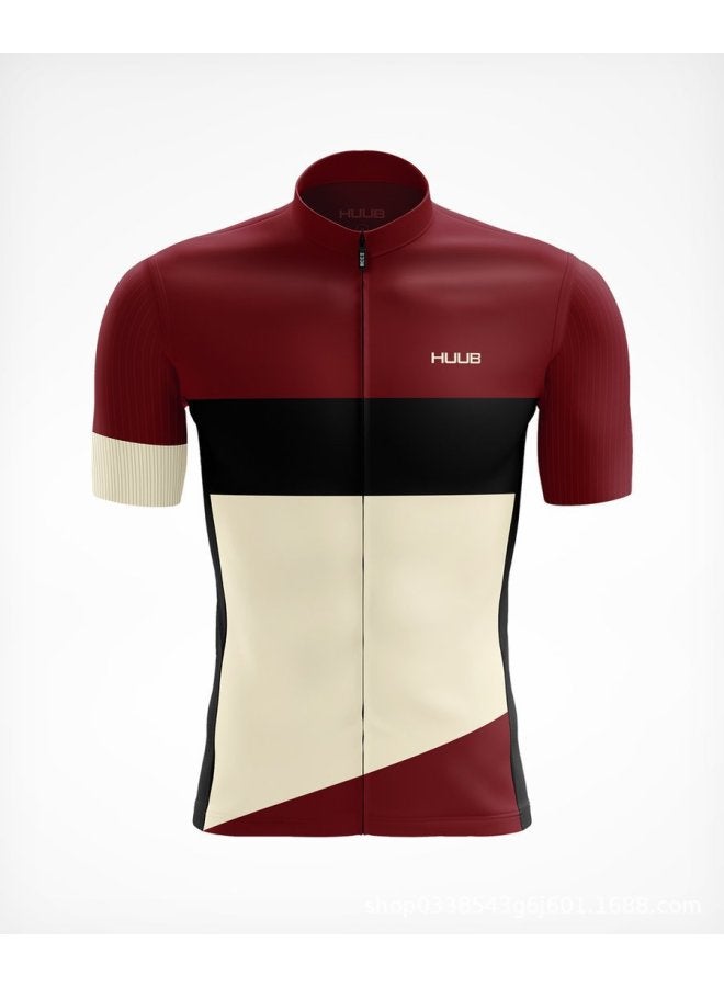 Huub Men's Short-sleeved Spring And Summer Cycling Jersey Tops Breathable Road Cycling Jersey