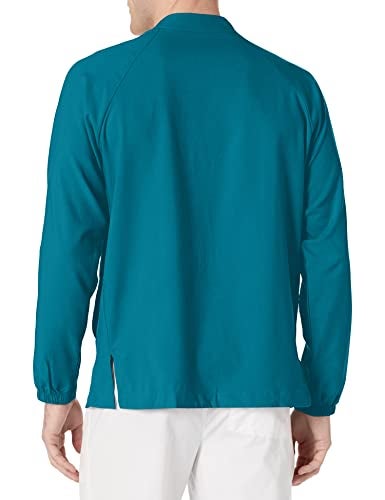 WINK W123 Mens Zip Front Warm Up Jacket Caribbean Blue XS - Image 3