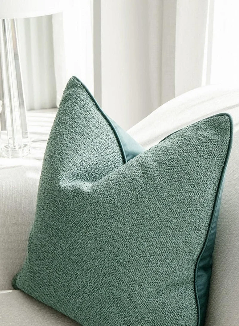 KNOT HOME Cushion Oliver Sage (with filler) Pillow Knot Home Cover Set for Modern Sofa Contemporary Living Room Bedroom and Office Soft Washable