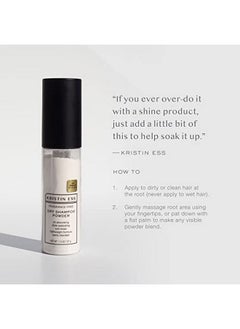 Kristin Ess Hair Fragrance Free Dry Shampoo Powder Spray For Oily Hair Absorbs Oil Style Extending Dry Shampoo For Men And Women Easily Blended Lightweight Formula Nonaerosol Vegan 1.3 Oz  - Image 3