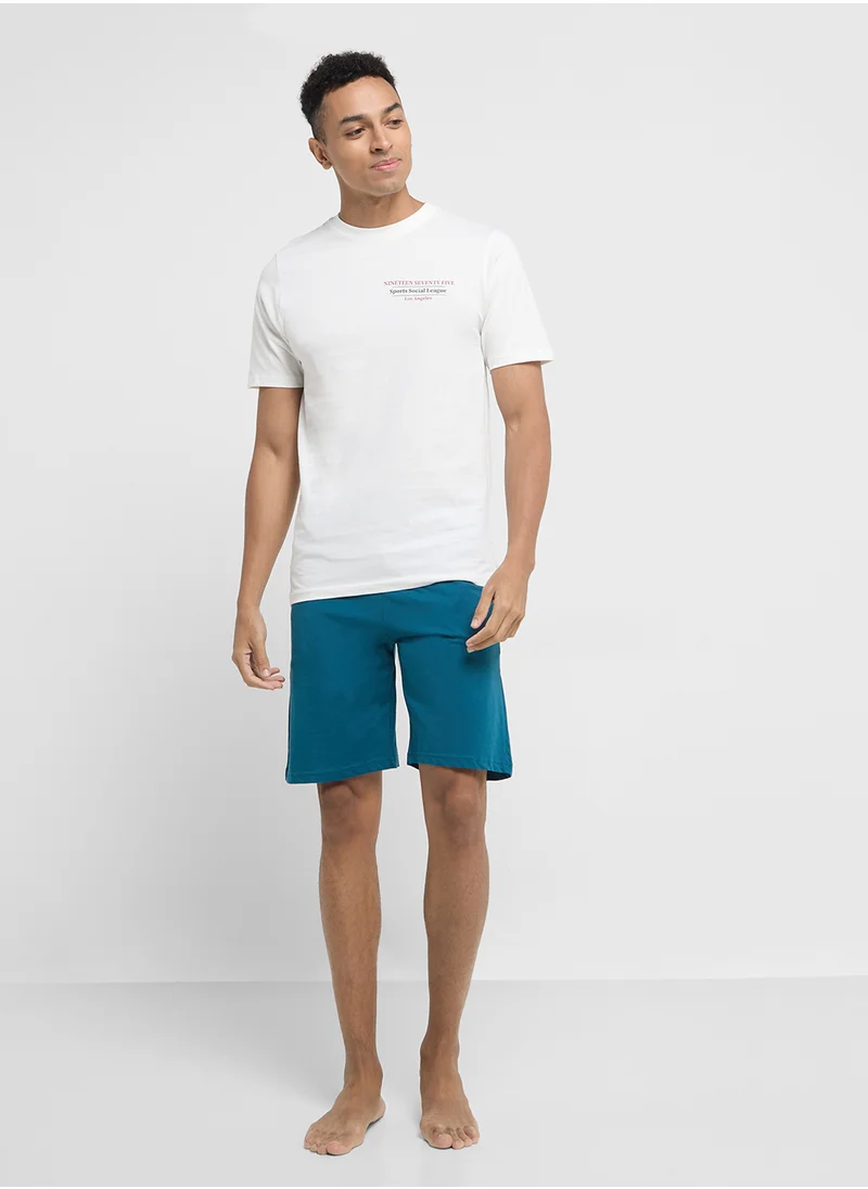 سفنتي فايف Nightwear T-Shirt & Shorts Sets