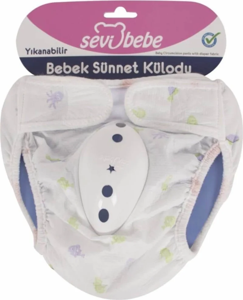 Sevi Bebe Washable Diapered Baby Circumcision Panties