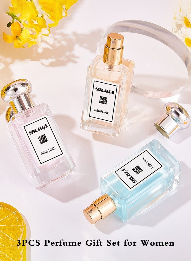 MARK HIM 3-Piece Fresh Light Scent Women Perfume Gift Set, Perfect Present for Birthday Holiday Anniversary, Pastel Tone Long-Lasting Mini Eau de Toilette Kit - Image 2