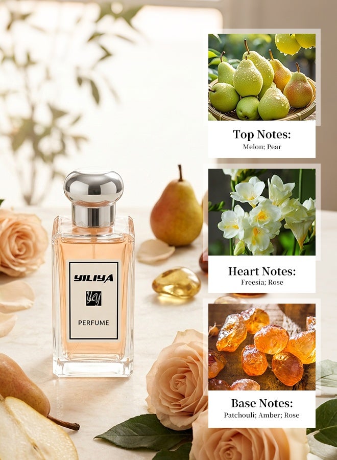 MARK HIM 3-Piece Fresh Light Scent Women Perfume Gift Set, Perfect Present for Birthday Holiday Anniversary, Pastel Tone Long-Lasting Mini Eau de Toilette Kit - Image 3
