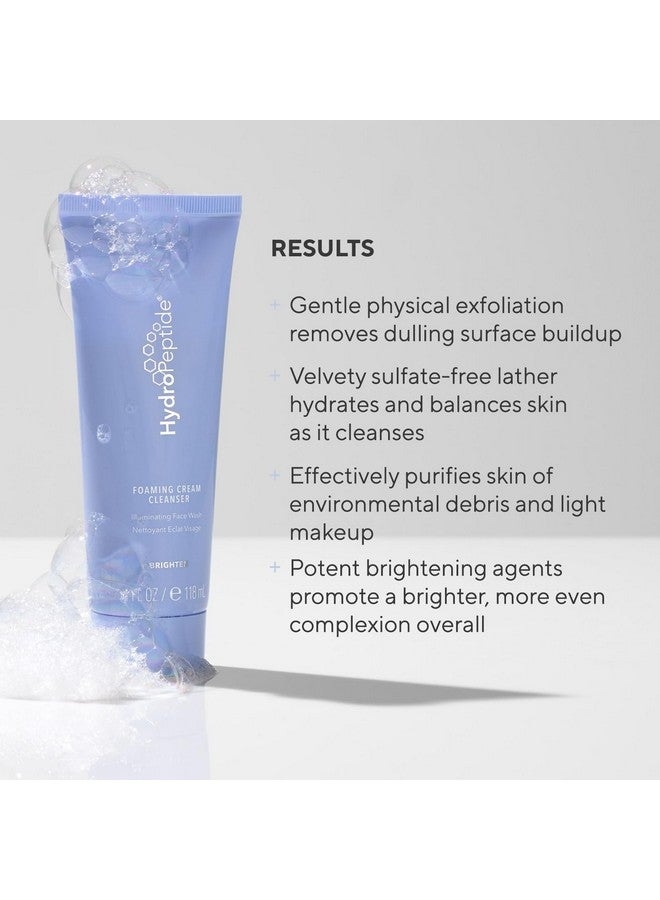 هيدرو بيبتايد منظف كريمي رغوي يضيء الوجه، 4.7 أونصة - Image 2