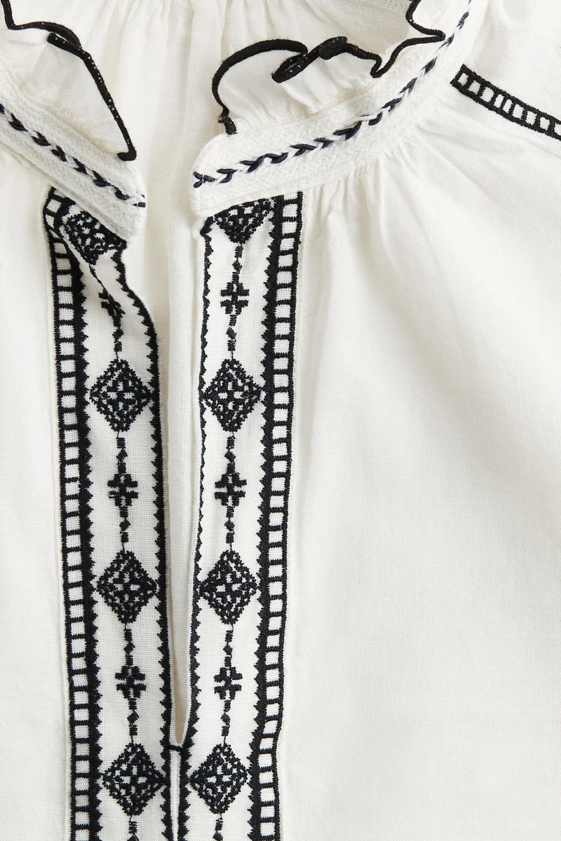 H&M Frill-Collared Blouse