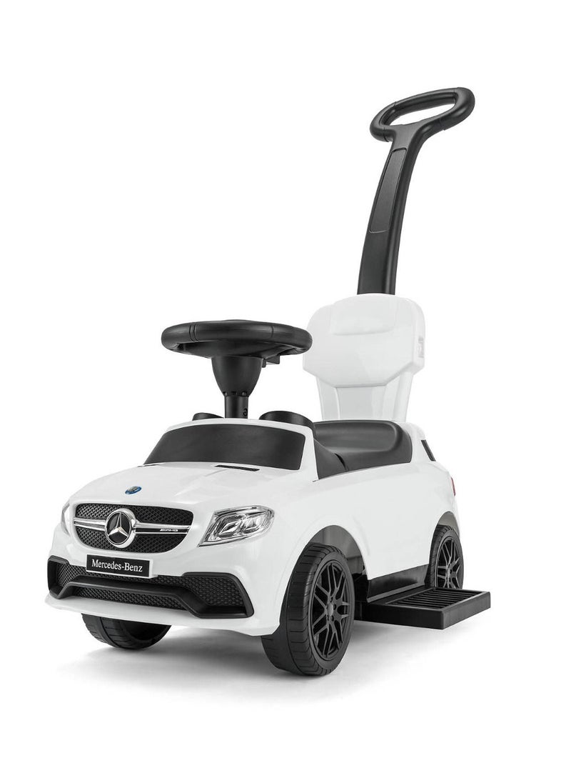 FACTUAL TOYS Mercedes Benz Hanle Pusher Car - White  - Image 1