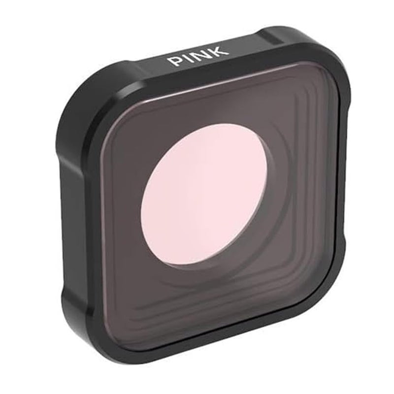 Action Pro Underwater Diving Pink Filter Compatible with GoPro Hero-9 Black (Directly Replace The Standard Protective Lens On Your Camera) - Image 1