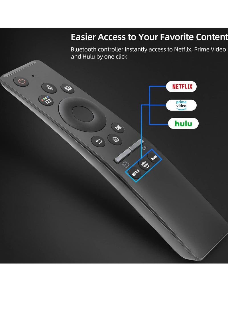 ELTRAZONE Universal Voice Remote Control for Samsung Smart TV LED QLED 4K 8K UHD Crystal Frame HDR Curved Smart TVs, with Shortcut Buttons for Netflix, Prime Video - Image 2