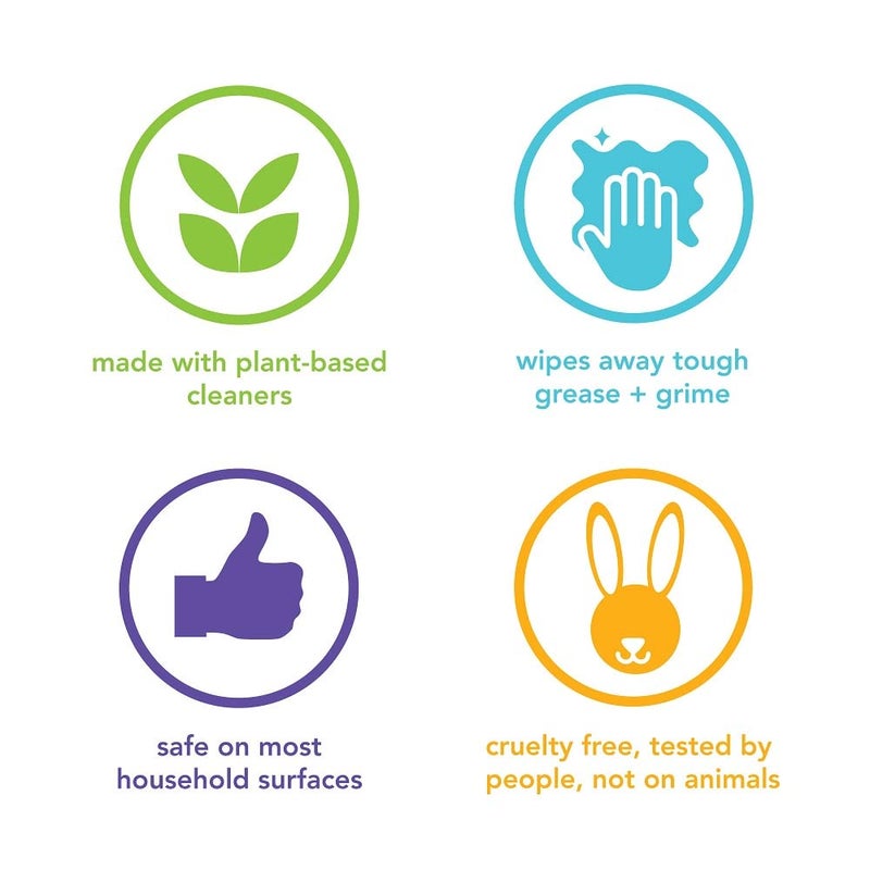 Method منظف أسطح متعدد الاستخدامات مستخلص بشكل طبيعي - عبوة إعادة تعبئة - جريب فروت وردي، 68 أونصة سائلة - Image 5