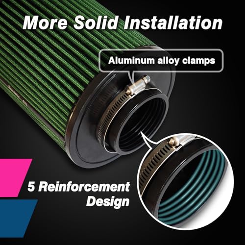 STRAUTOS Engine Air Filter Compatible with Ford Focus ST RS 2009-2018 Cold Air Intake,Washable And Reusable,Fit C-Max MKC Escape Grand Kuga Transit Connect Tourneo Air Filter Accessories - Image 4