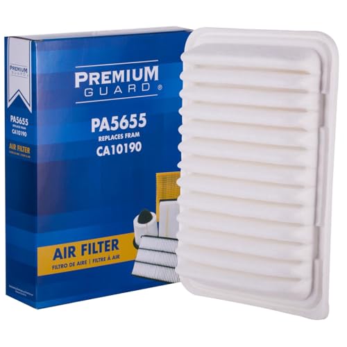 Premium Guard PG Engine Air Filter PA5655 | Fits 2009-2019 Toyota Corolla, 2006-2019 Yaris, 2009-2014 Matrix, 2008-2014 Scion xD, 2017-2018 Toyota Corolla iM, 2016-2018 Yaris R, 2009-2010 Pontiac Vibe - Image 1