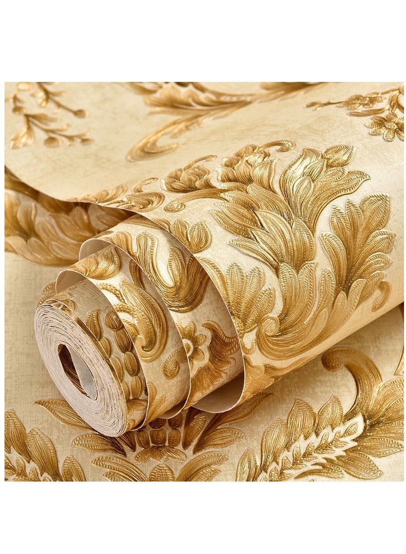 Bluejw Thicken Waterproof Self-Adhesive Wallpaper 0.53*5 Meters Wallpaper Self-Adhesive Sticker Wallpaper Decorative Removable Wall Paper PVC Waterproof and Oilproof Contact Paper - Image 1