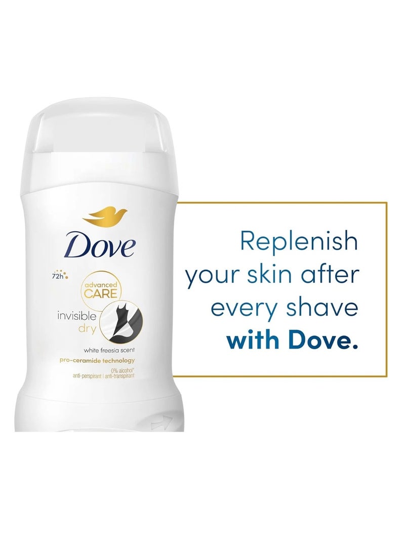 Dove Advanced Care Invisible Dry 72h Anti-Perspirant Deodorant Stick 50ml - Image 3