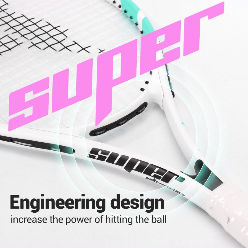 PIKASEN 27 Inch Tennis Rackets for Adult Recreational 2 Players Tennis Rackets Set with 2 Overgrips and 1 Tennis Bag. Perfect for Beginners and Students Training - Image 3