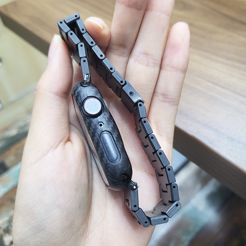 Suitable For Iwatch Apple Series8 Watch Case S7 Ultra Thin 6 Frosted S8 Carbon Fiber 49 Aramid Carbon Fiber 45 - Image 5