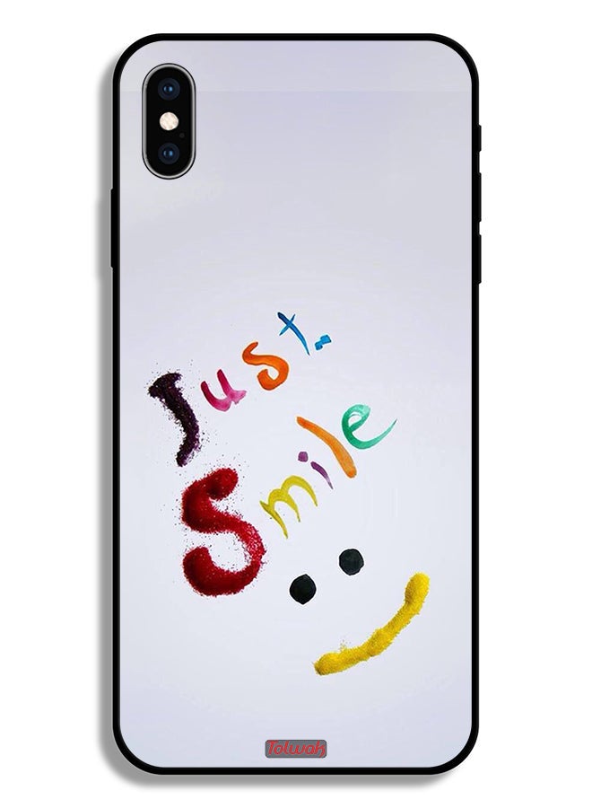 Tolwak Apple iPhone XS Max Protective Case Just Smile - Image 2