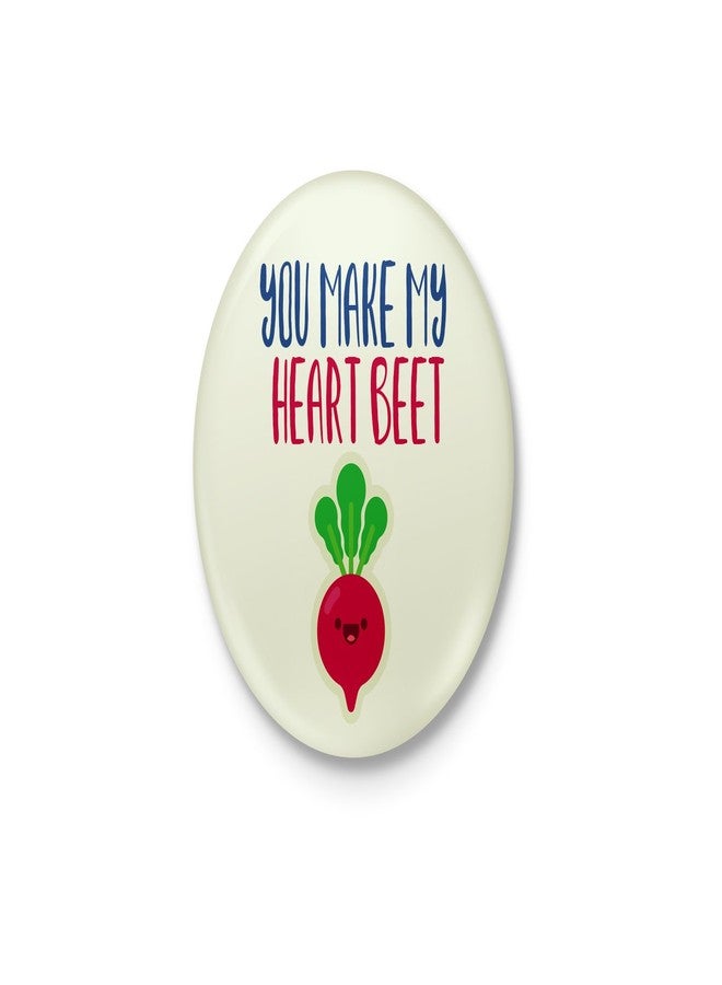 أنتِ تُسعدينني! شارة لطيفة بتورية لطيفة مع دبوس أمان في الخلف