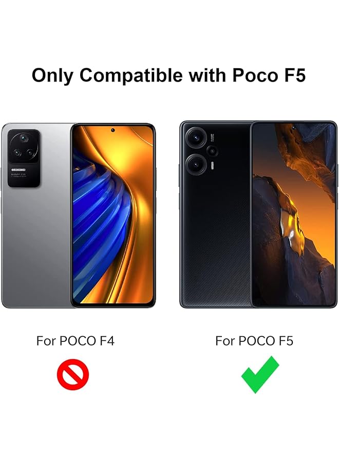 إيروريكس واقي شاشة الخصوصية لهاتف Poco F5 مع جراب TPU شفاف مضاد للخدش ناعم ورفيع مناسب لهاتف Poco F5 - Image 2