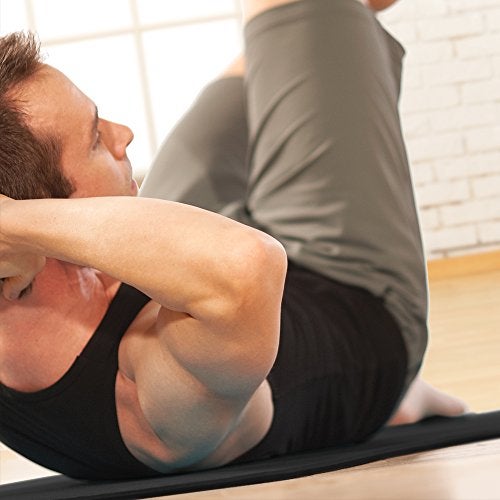 STOTT PILATES Eco-Friendly Mat (Black) 0.25 inch / 6 mm - Image 3