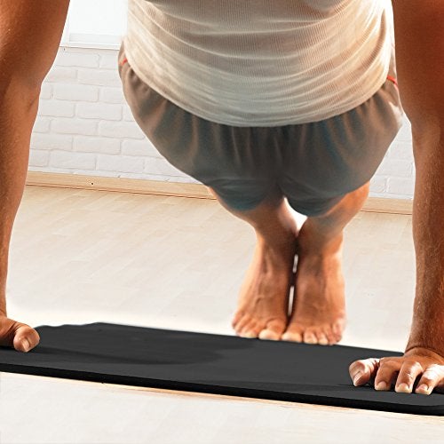 STOTT PILATES Eco-Friendly Mat (Black) 0.25 inch / 6 mm - Image 2