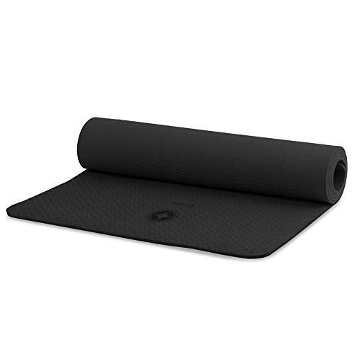 STOTT PILATES Eco-Friendly Mat (Black) 0.25 inch / 6 mm - Image 4
