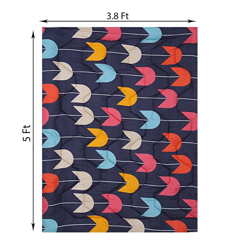 KEA Microfiber All Weather Printed Baby Comforter, 250 GSM|Size - 45X59 Inch | Kids Comforter - Image 4
