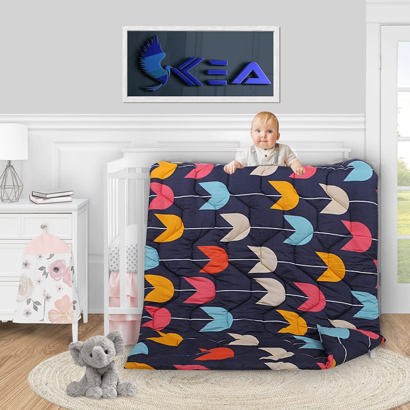 KEA Microfiber All Weather Printed Baby Comforter, 250 GSM|Size - 45X59 Inch | Kids Comforter - Image 1