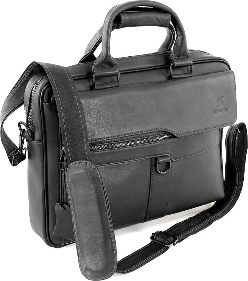 Erzeno Genuine Leather Document and Luxury Laptop Bag  - Image 1