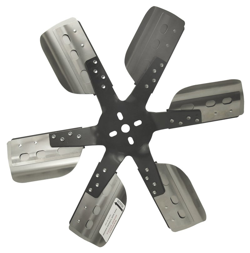 Derale 17618 Heavy Duty Fan Blade Series 1000 18" Stainless Steel Flex Fan Reverse Rotation - Image 2