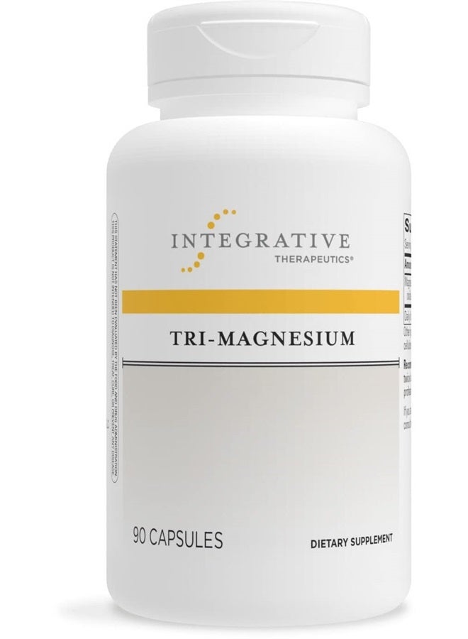 Integrative Therapeutics Tri-Magnesium - Supports Healthy Bones & Teeth* - Supports Cardiovascular & Neurological Function* - Promotes Calm* - 90 Capsules - Image 1
